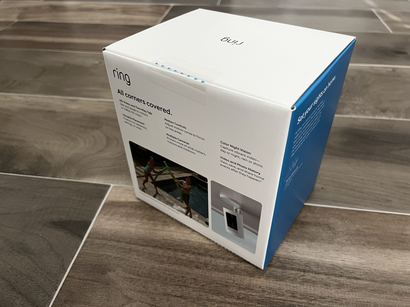 3 Pack Ring Stick Up Cam Indoor/Outdoor Home Security Camera Battery Wire Free