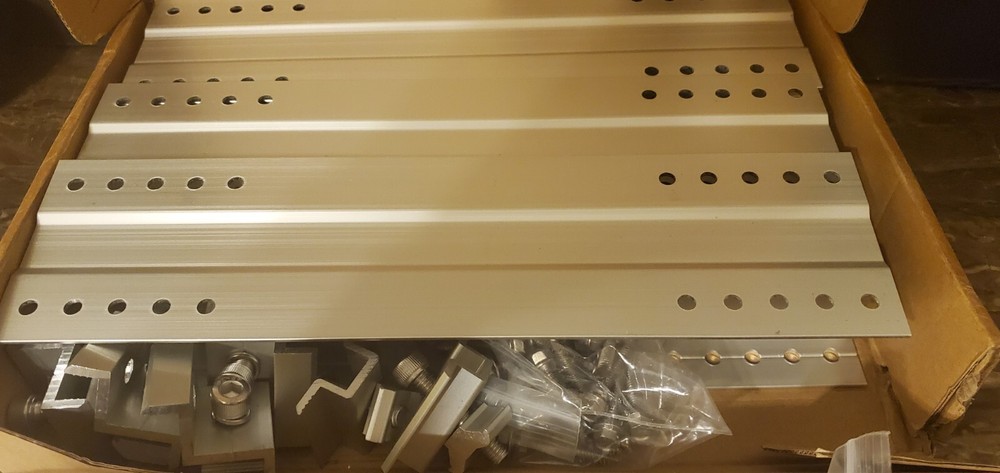 Solar Panel Kit For Tin, Flat, Sheet Roof Mounting Bracket 6 Pack