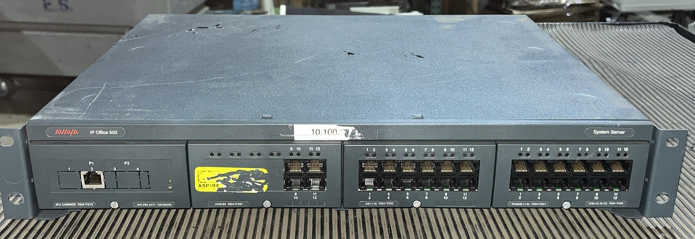 AVAYA IPO 500 SYSTEM W MODULES