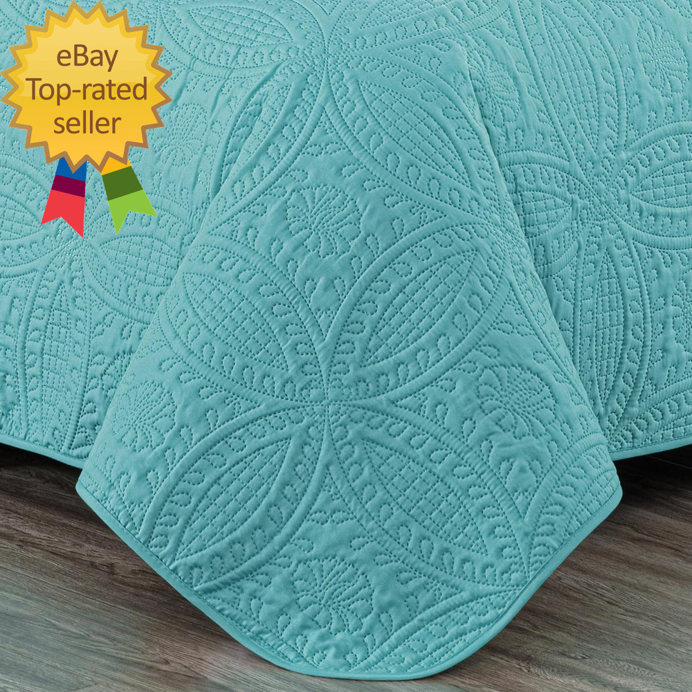 Austin 3 Piece Oversized Bedspread Coverlet Set
