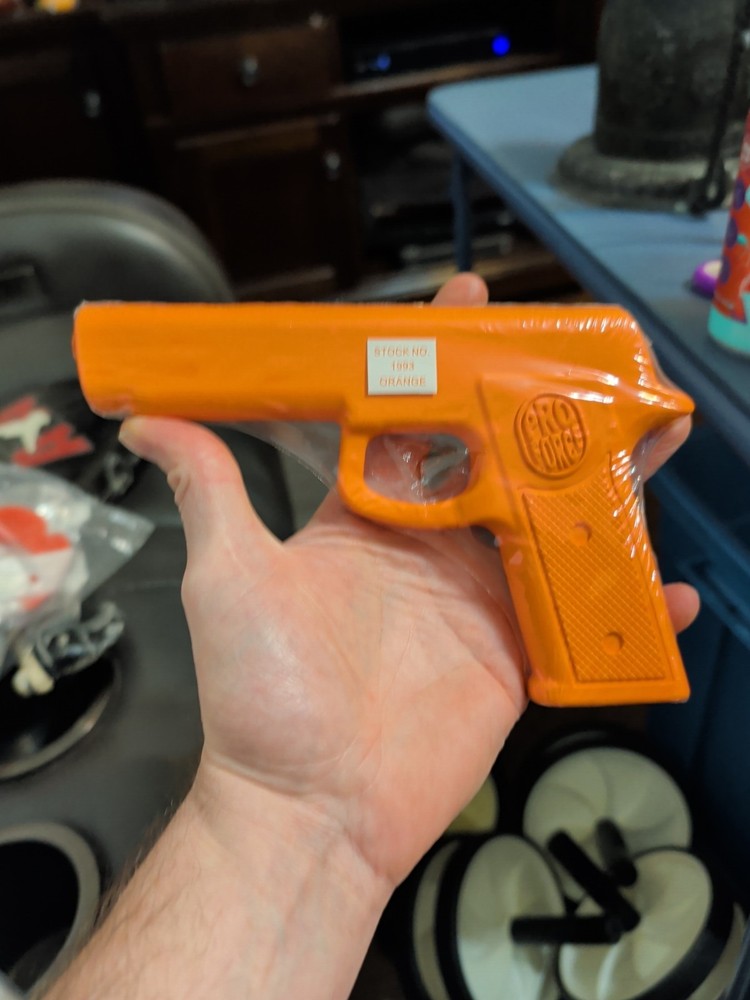 🔥 Pro Force Orange Rubber Training Gun – Non-Firing 🔥