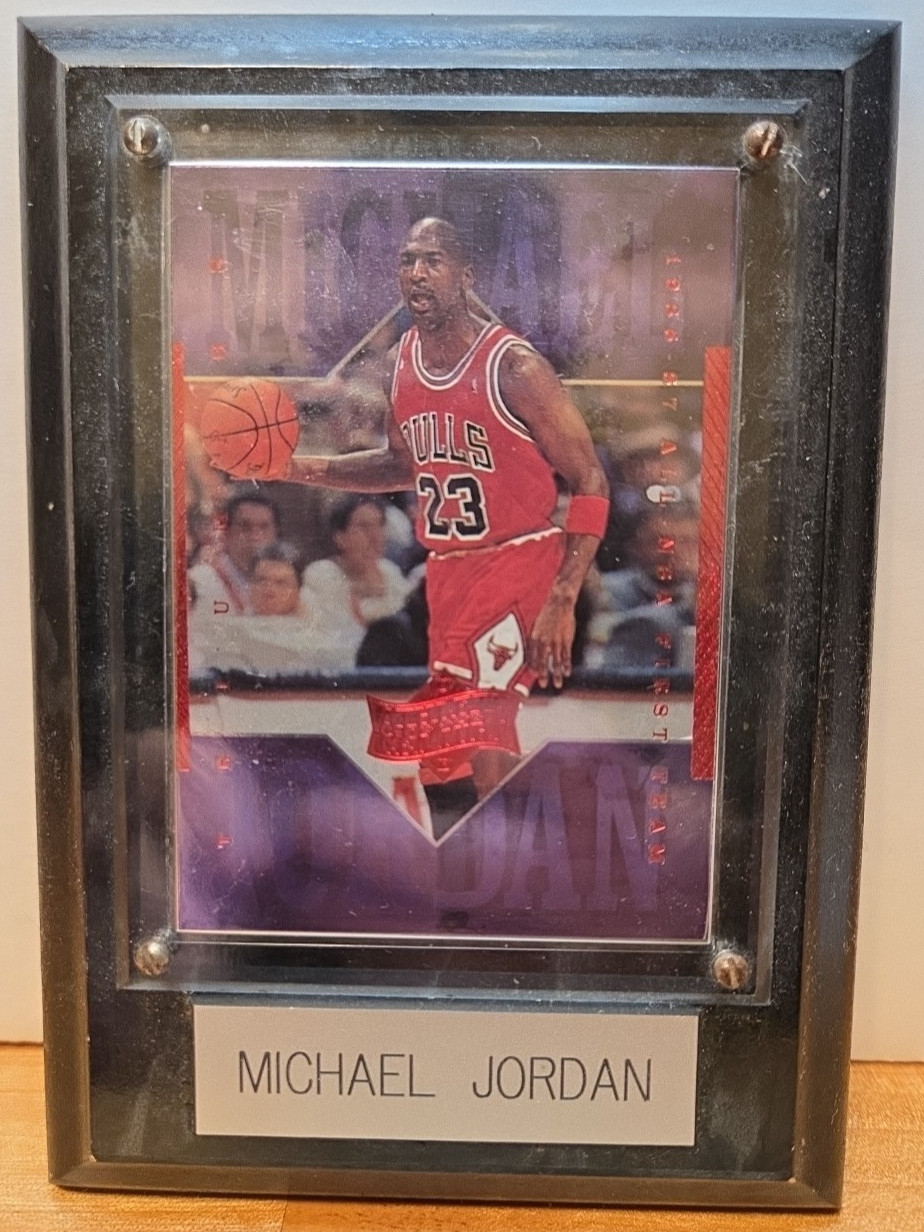 Michael Jordan Chicago Bulls Card Plaque