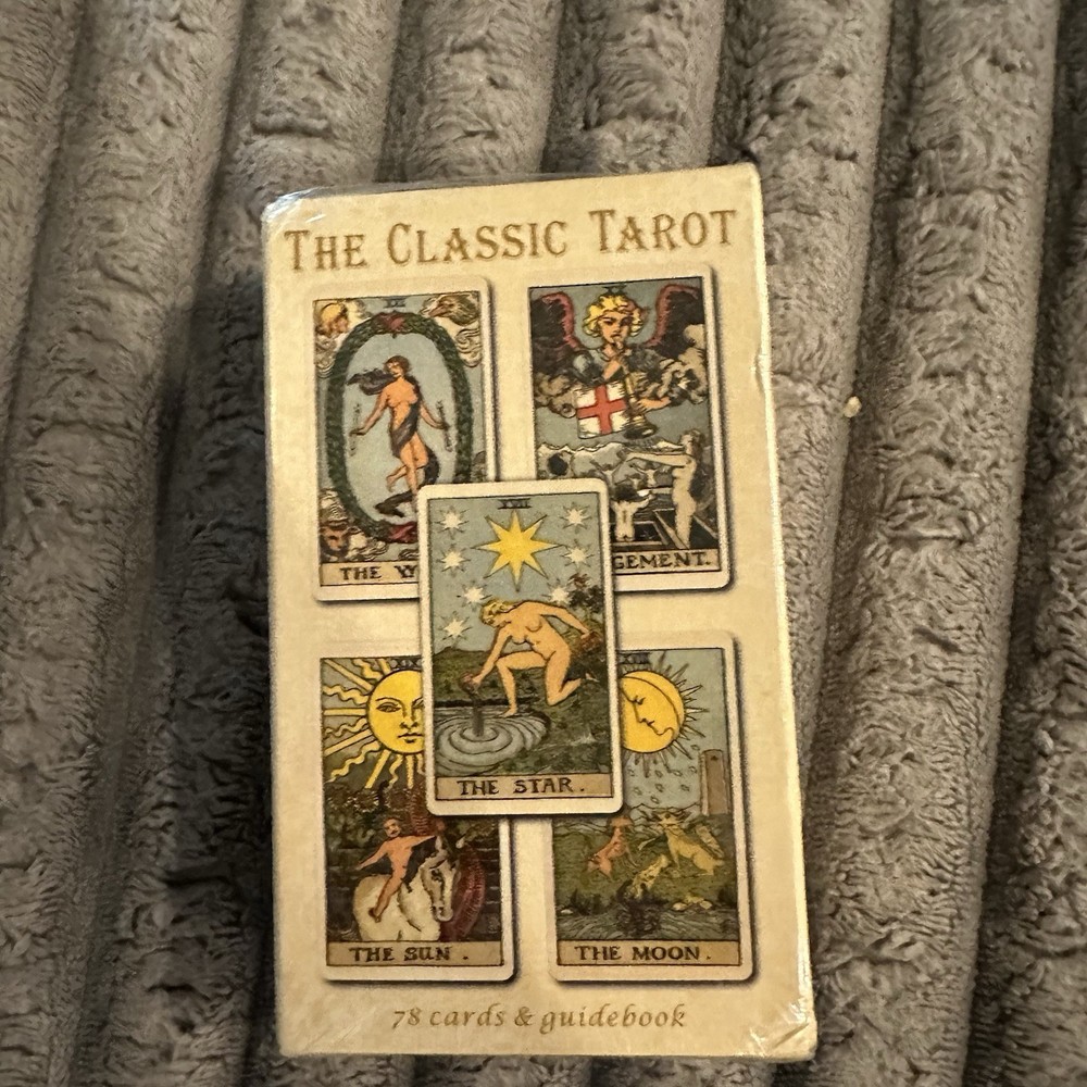 Classic Tarot Cards Retro Deck Oracle Fortune Teller Card Beginner Digital Guide