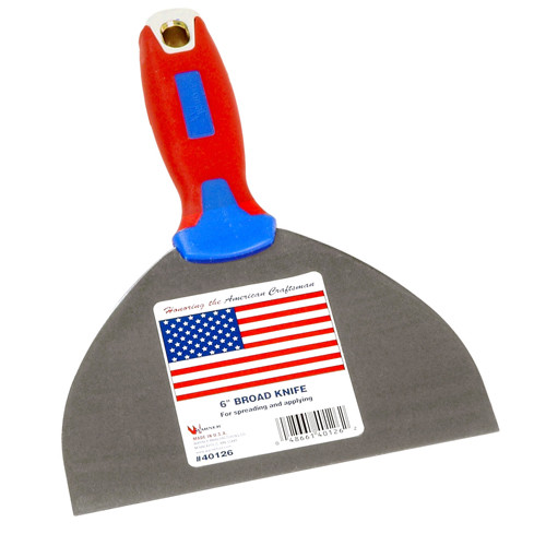 Warner 6" Flex Broad Knife with Hammer Cap (American Pride Series) 4 pack