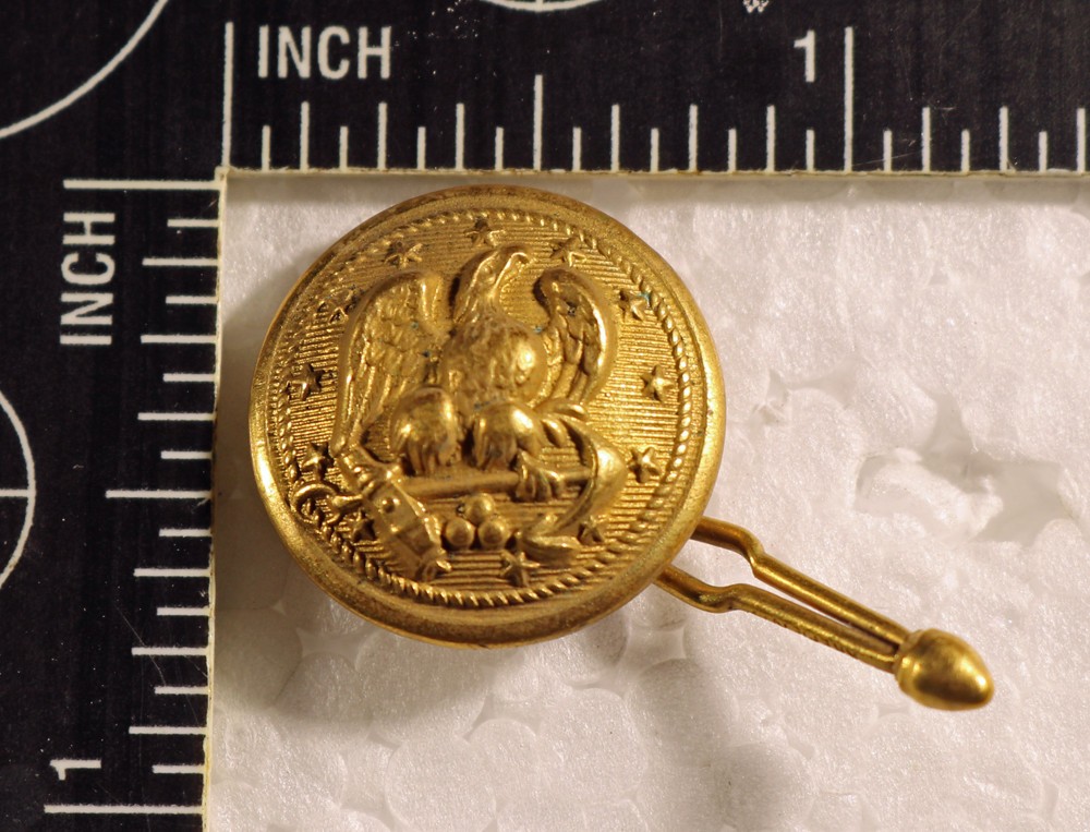 HH-15 US Navy Eagle Button Pre-WWII JCL Shabeck Backmark