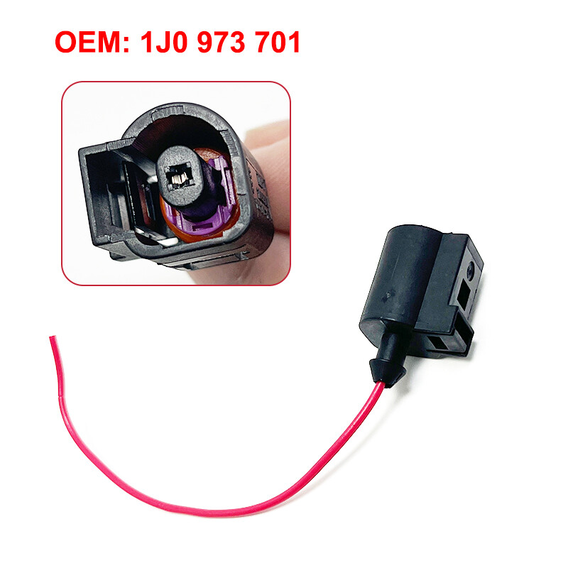 New 1 Pin Oil Pressure Connector Pigtail For VW Audi 1J0973701