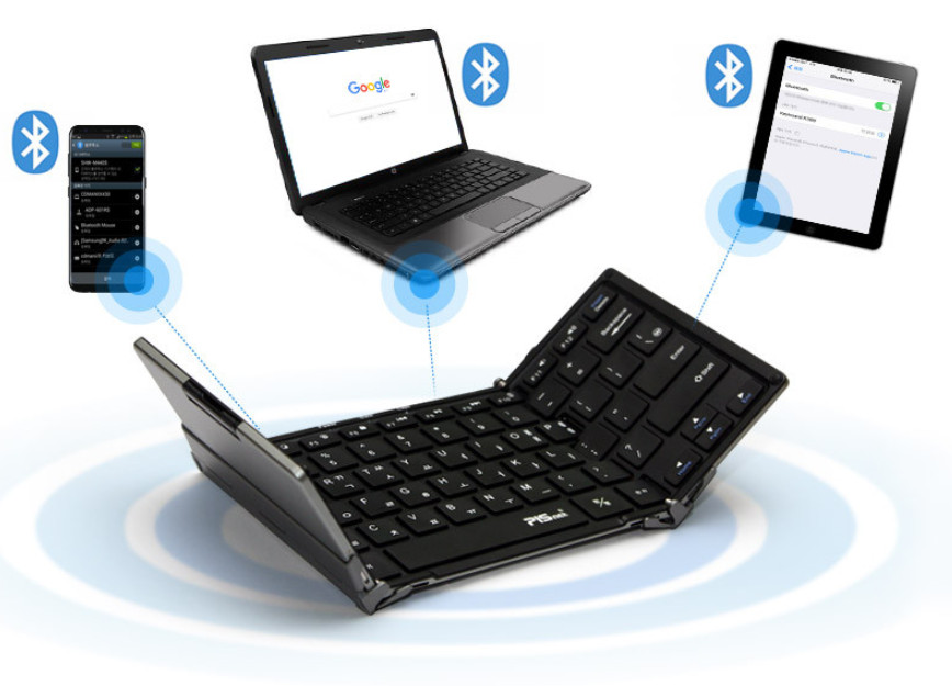 PISNET Bluetooth Keyboard Folder Multi-Device 2 Colors / Express