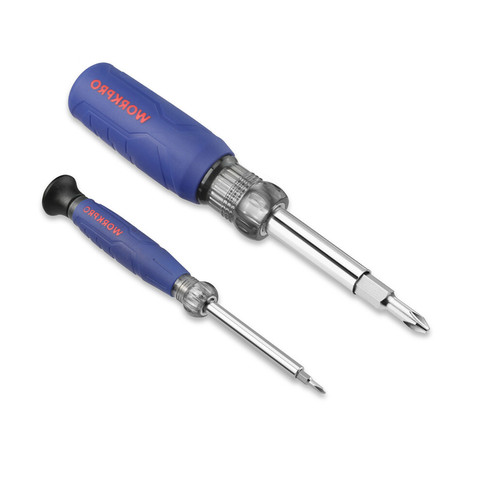 WORKPRO 6-in-1 Basic 4-in-1 Electronics Screwdriver/Nut Driver 2PC 2 Nut Driver