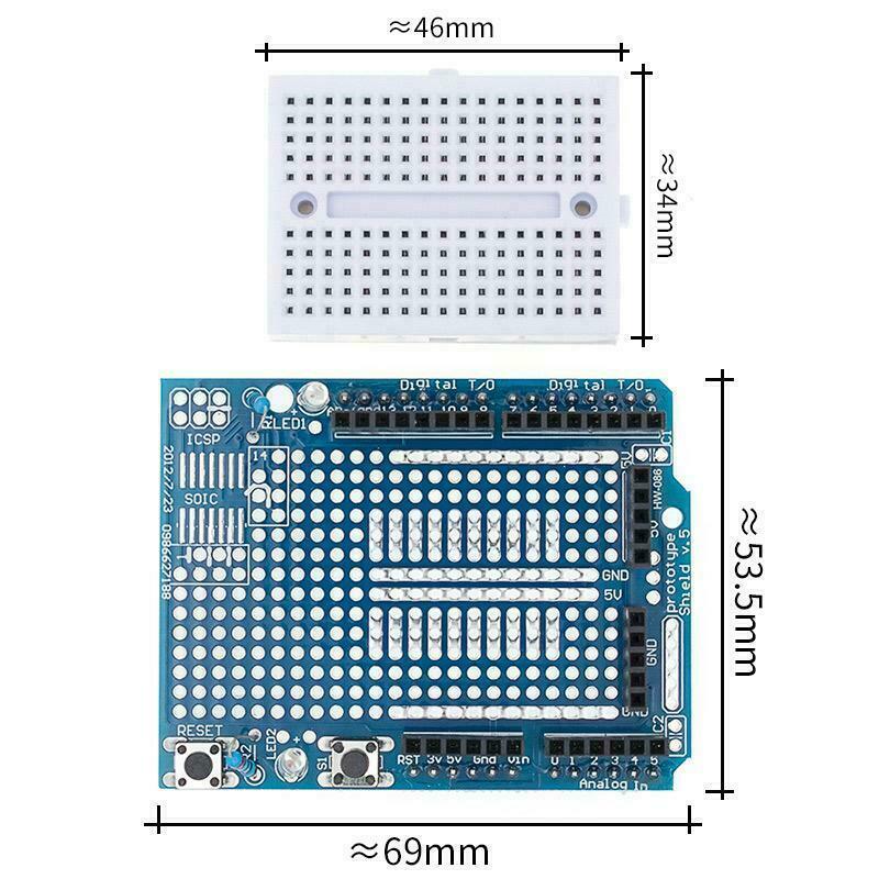 Prototyping Prototype Shield ProtoShield Mini Breadboard 3280 for Arduino UNO