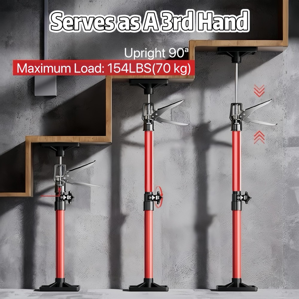 Cabinet Jacks for Installing Cabinets 13" to 23.2" Third Hand Tools Adjustabl...