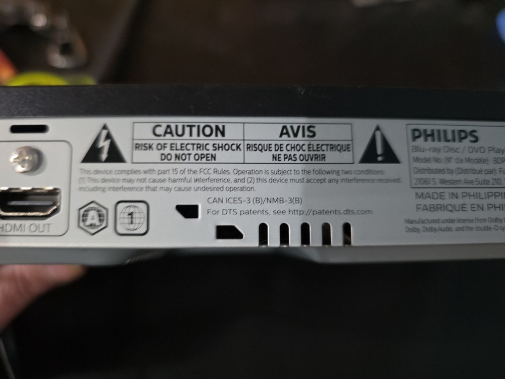 phillips dvd player Won't Eject