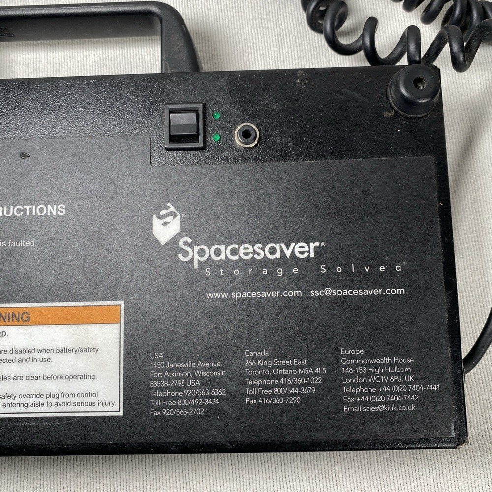 Spacesaver Eclipse Powered System Override Int-0807 900293.001