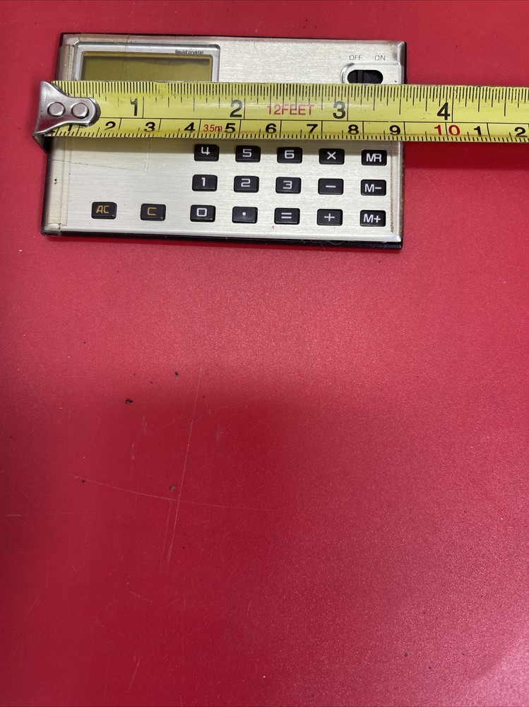 Vintage Casio Mini Card Calculator LC-78G/ Untested