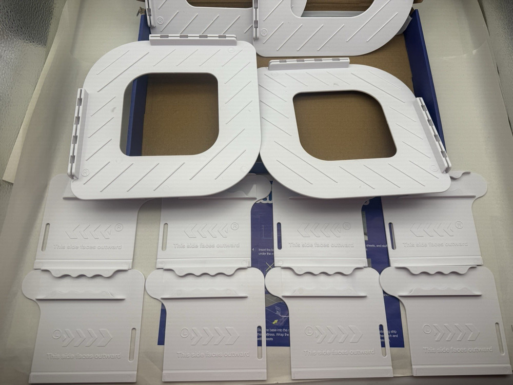 Sheet Holders for Bed Corners - Plastic Fasteners Keep Sheets Firm & Tight *READ