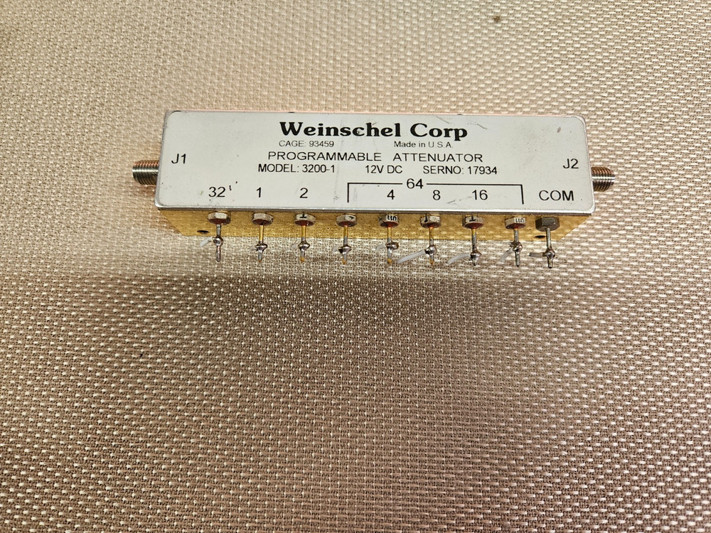 weinschel programmable attenuator 3200-1
