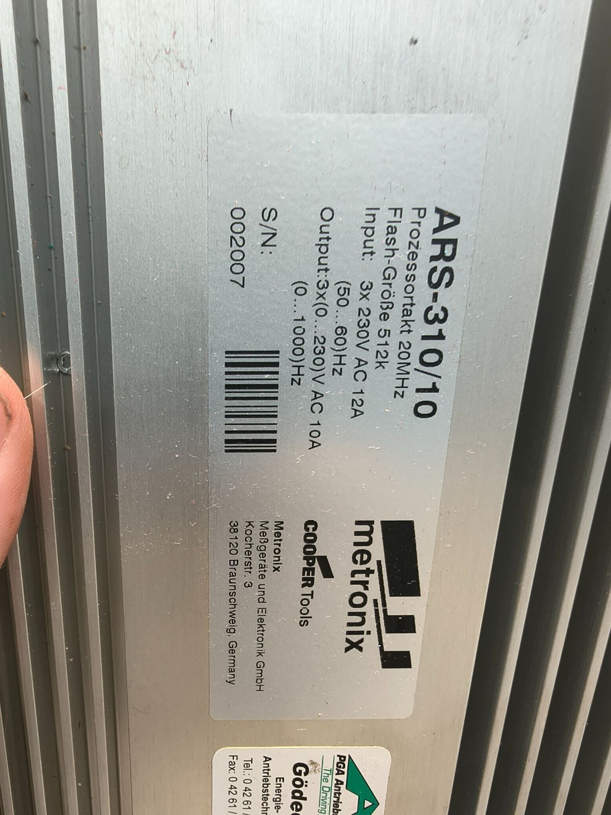 METRONIX ARS-310/10 CNC CONTROLLER