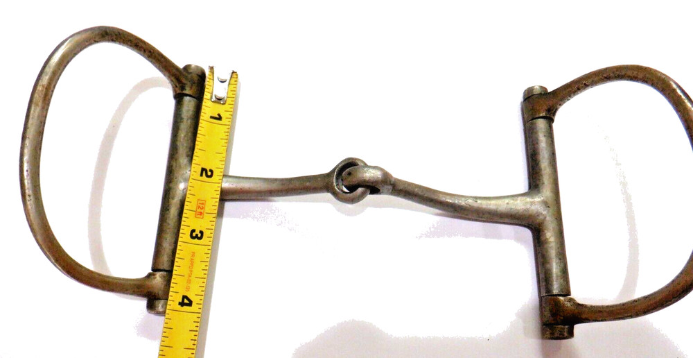 Horse Bit Never Rust Made in England D Ring Snaffle