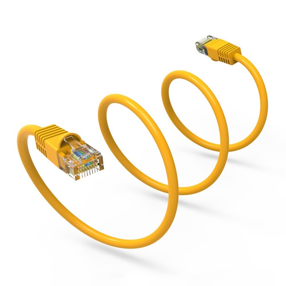 6FT Cat6 RJ45 Ethernet LAN Network UTP Snagless Patch Cable Pure Copper Yellow