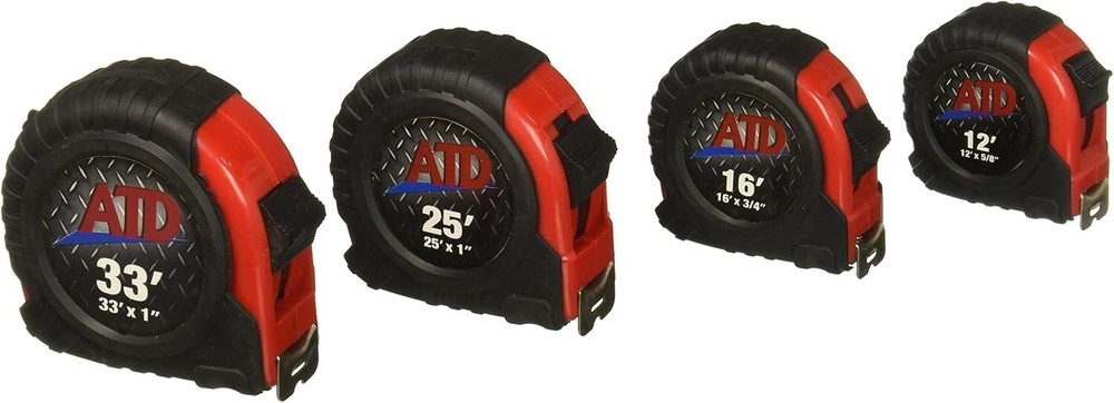 ATD Tools -330- 4 Pc.  Tape Measure Set