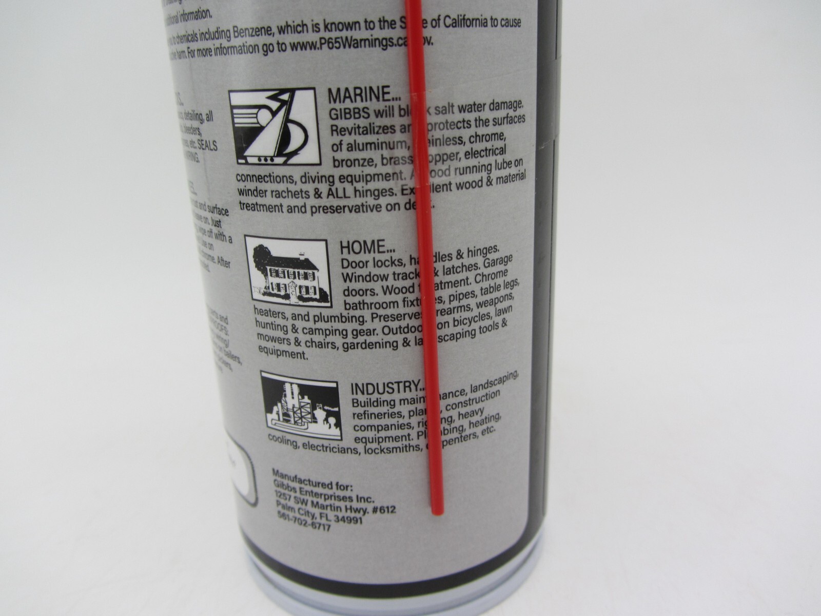 2 CANS OF GIBBS BRAND LUBRICANT PENETRATING OIL CLEANER RESTORER ANTI CORROSIVE