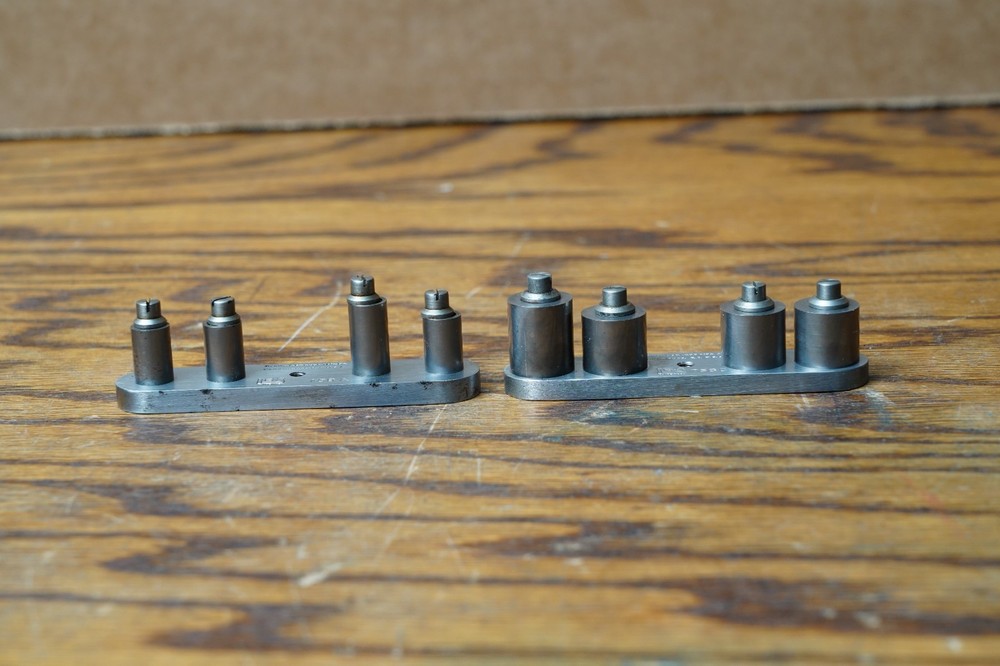 2 Sets Brown & Sharpe Toolmaker's Buttons 1/4" and 1/2"