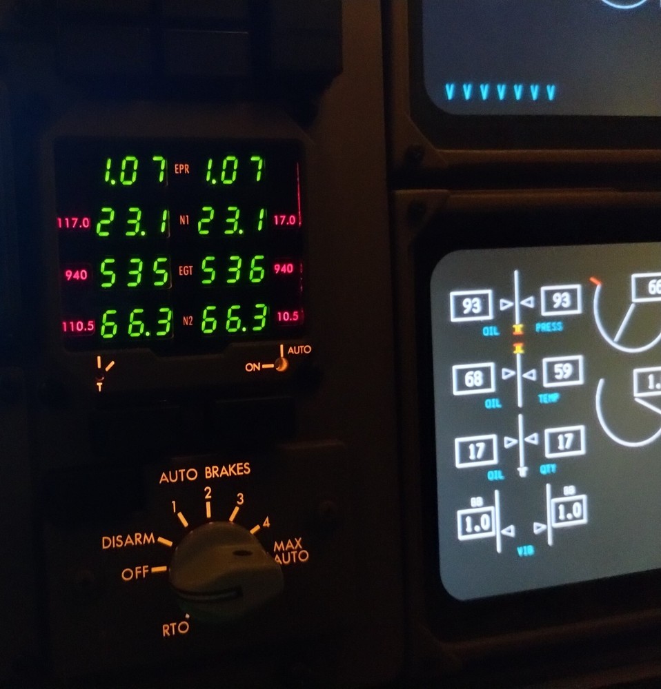 STANDBY ENGINE INDICATOR - REPLICA FOR BOEING 757-767