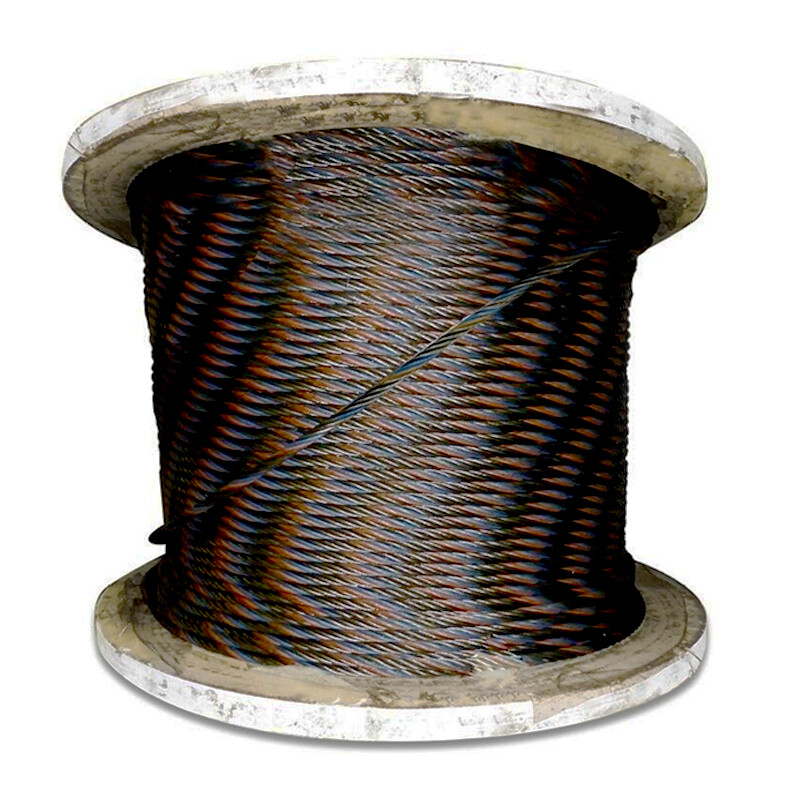 3/8" x 50 FT Non Rotating Wire Rope 19 x 7 EIPS