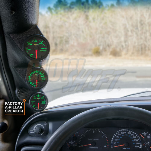 GlowShift Package - T7 Gauge Set & Pillar Pod w Spk for 98-02 Dodge Ram Cummins