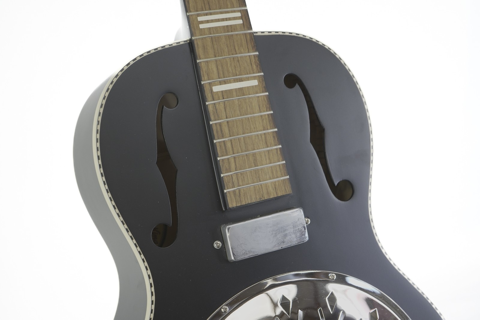 Recording King RPH-R2-E Dirty 30s Minnie Bucker Resonator Satin Black DAMAGED