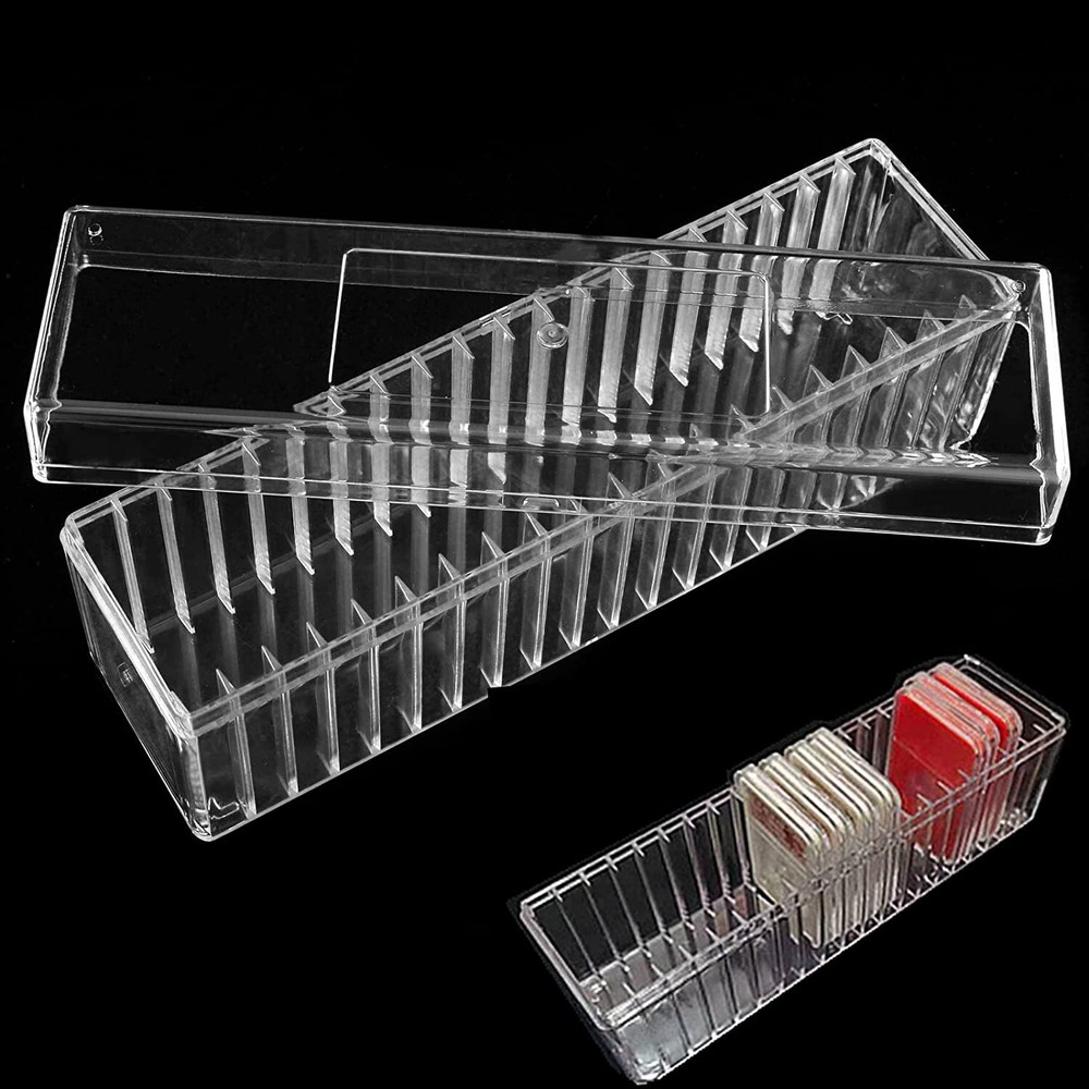 4PC Transparent PC Coin Storage Box 20 Slab Coin Holder for PCGS NGC PCCB PMGab
