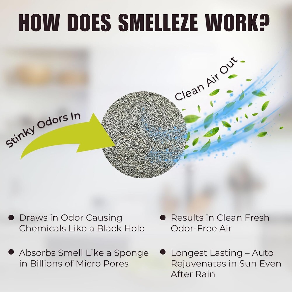 SMELLEZE Natural Ethylene Absorbent Granules