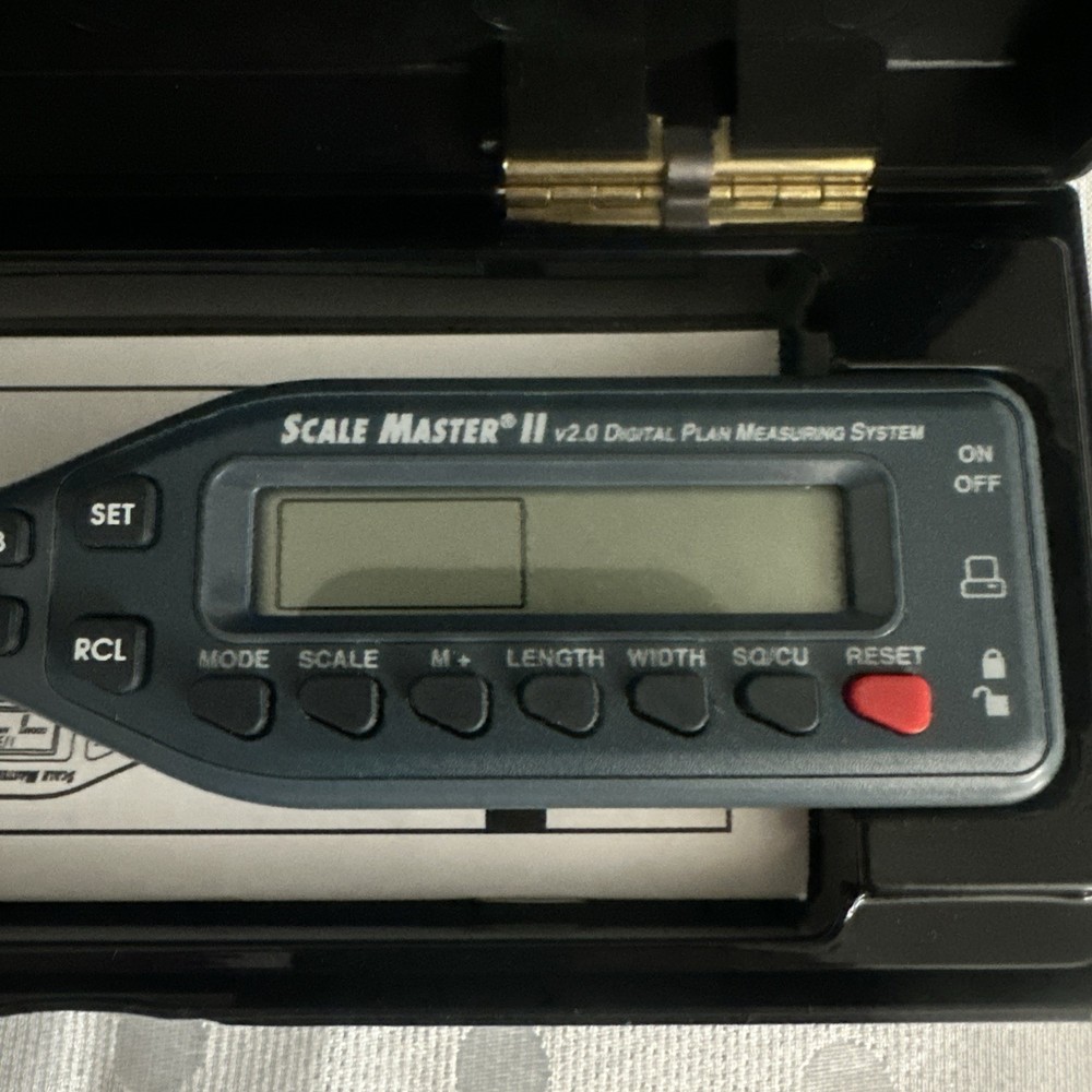 Scale Master II v3.0 6130 Digital Plan Measuring System with Case