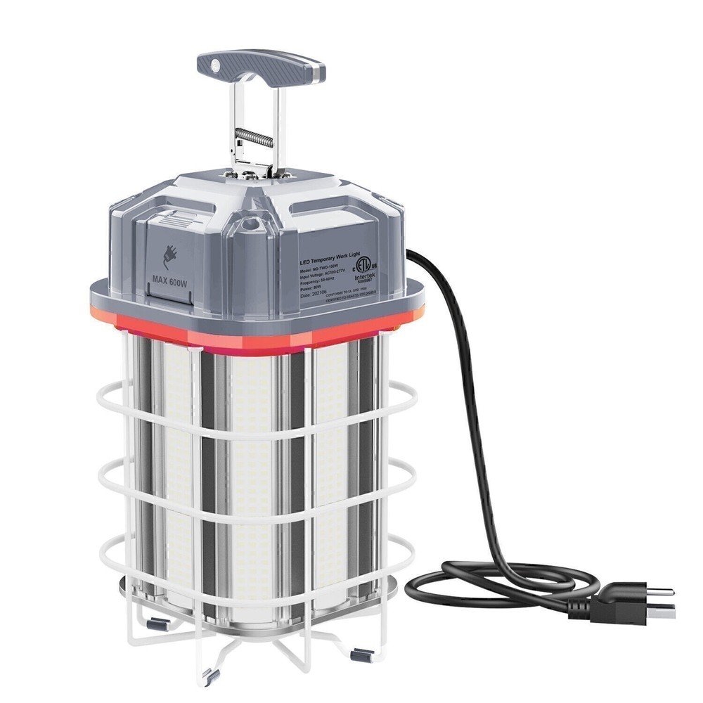 LED Temporary Work Light 80W ON/Off Switch Linkable LED Construction Lights ETL