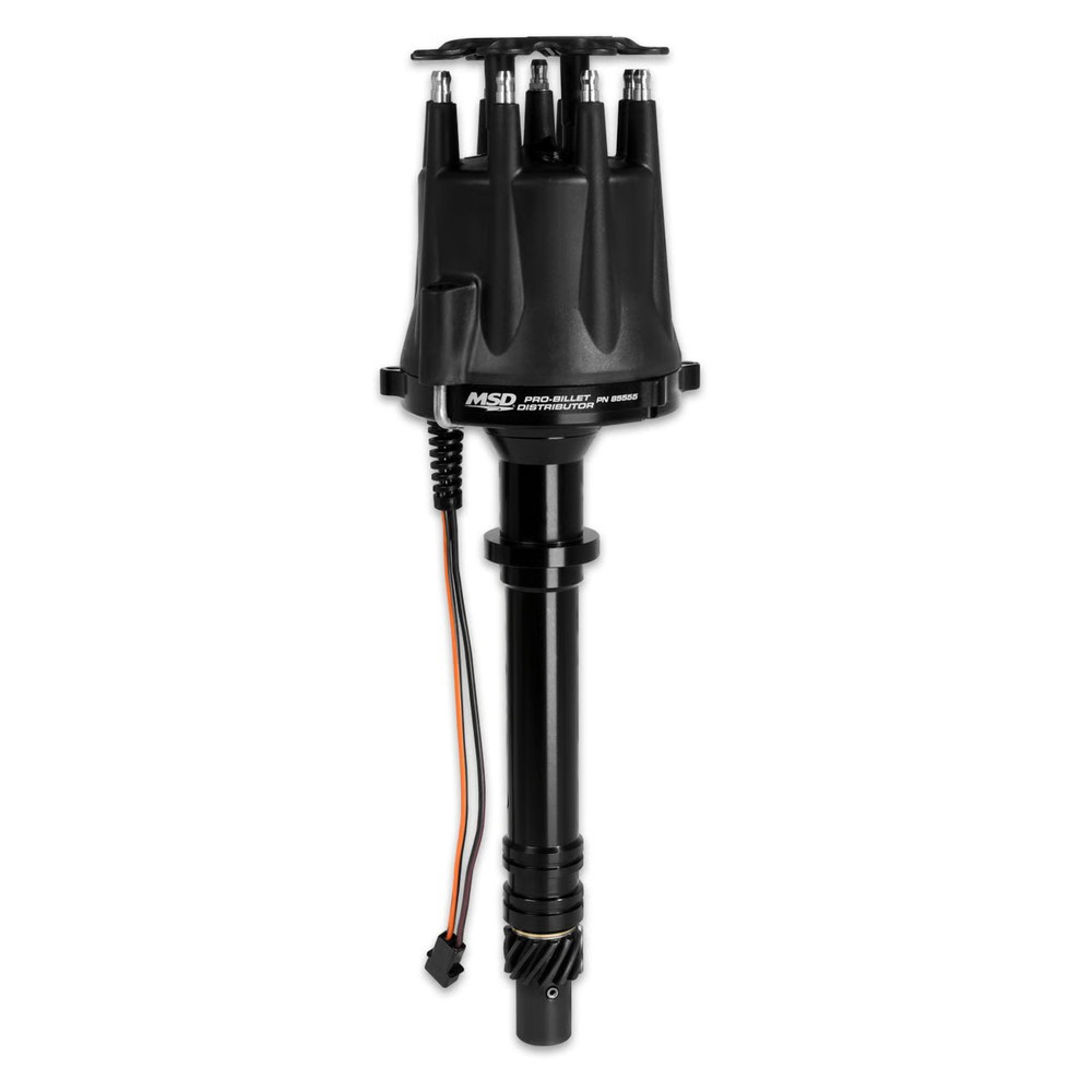 MSD Ignition 85555 Black Pro-Billet Distributor SBC BBC Fits Chevy Requires MSD