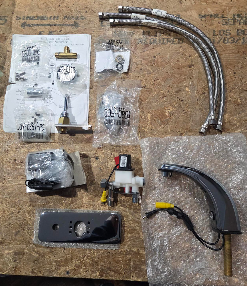 Speakman S-8817-CA Sensorflo AC Powered Sensor Faucet with 4" Deck Plate
