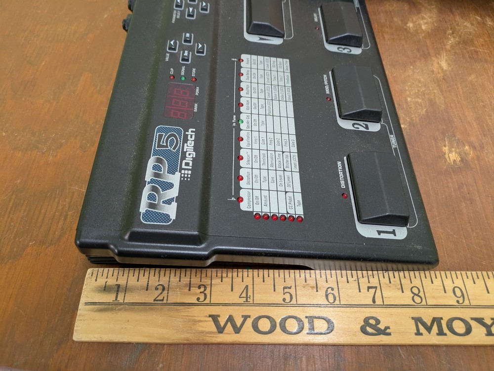 DigiTech RP5 Guitar Effects Processor W/ Power Supply 1995