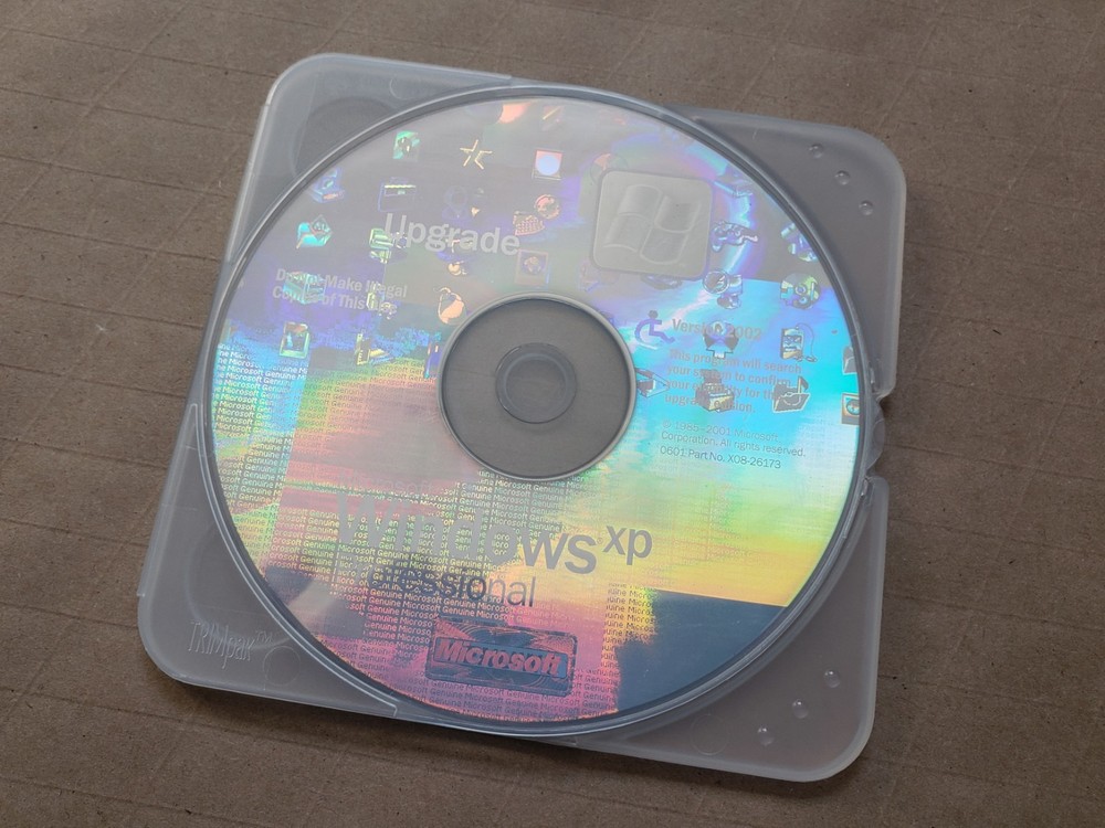 Microsoft Windows XP Professional Version 2002 Upgrade – Complete Retail Box