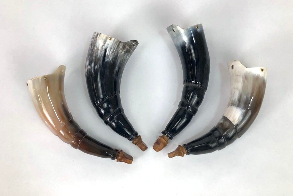 Small Colonial Priming Horn - Mottled