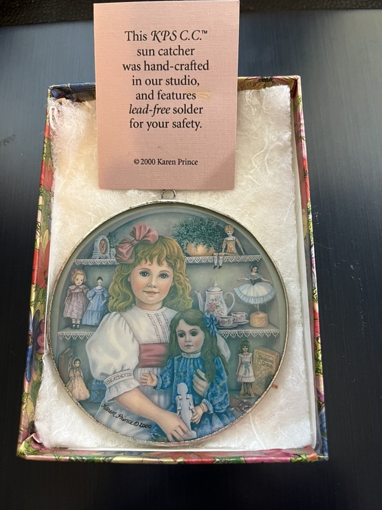 Handcrafted Sun Catcher Featuring Dolls