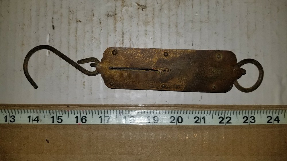 Vintage John Chatillon 50lb. Hanging Scale - Used