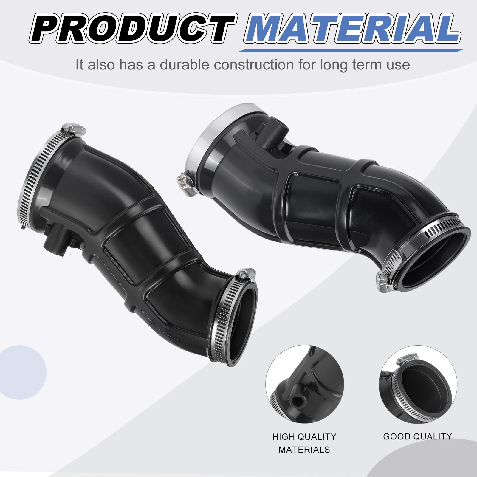 2001-2005 For Yamaha Raptor 660R YFM660R Airbox Manifold Snorkel Intake Tube L+R