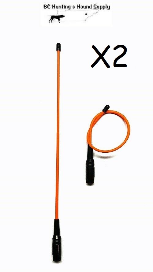 2 - Garmin Alpha 100 Flexible Long Range Orange Antenna 14" (Increase Range)