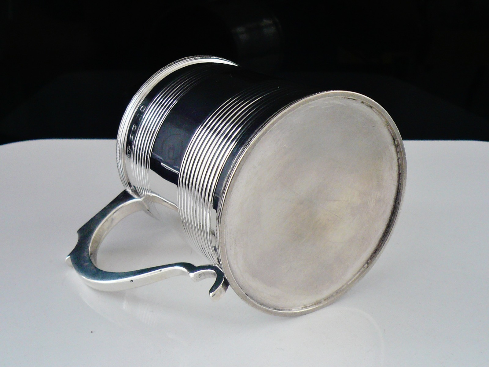 Antique Sterling Silver Tankard, Benjamin Preston, Hallmarked London 1826