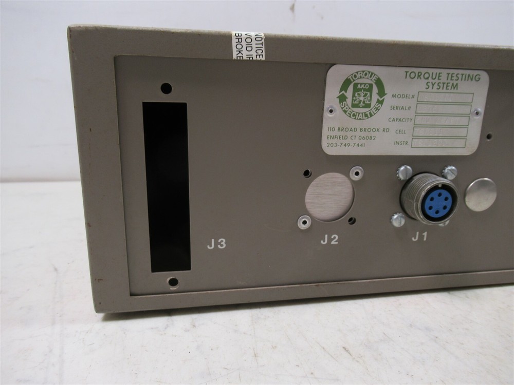 AKO Torque Testing System TSD1200 500 LB / FT Unit