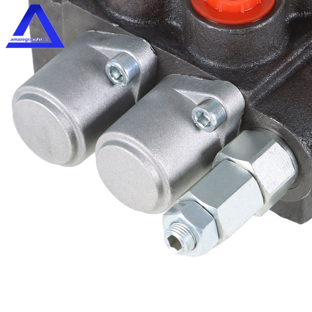 2 Spool Hydraulic Monoblock Double Acting Control Valve 11GPM SAE Ports 3625 PSI