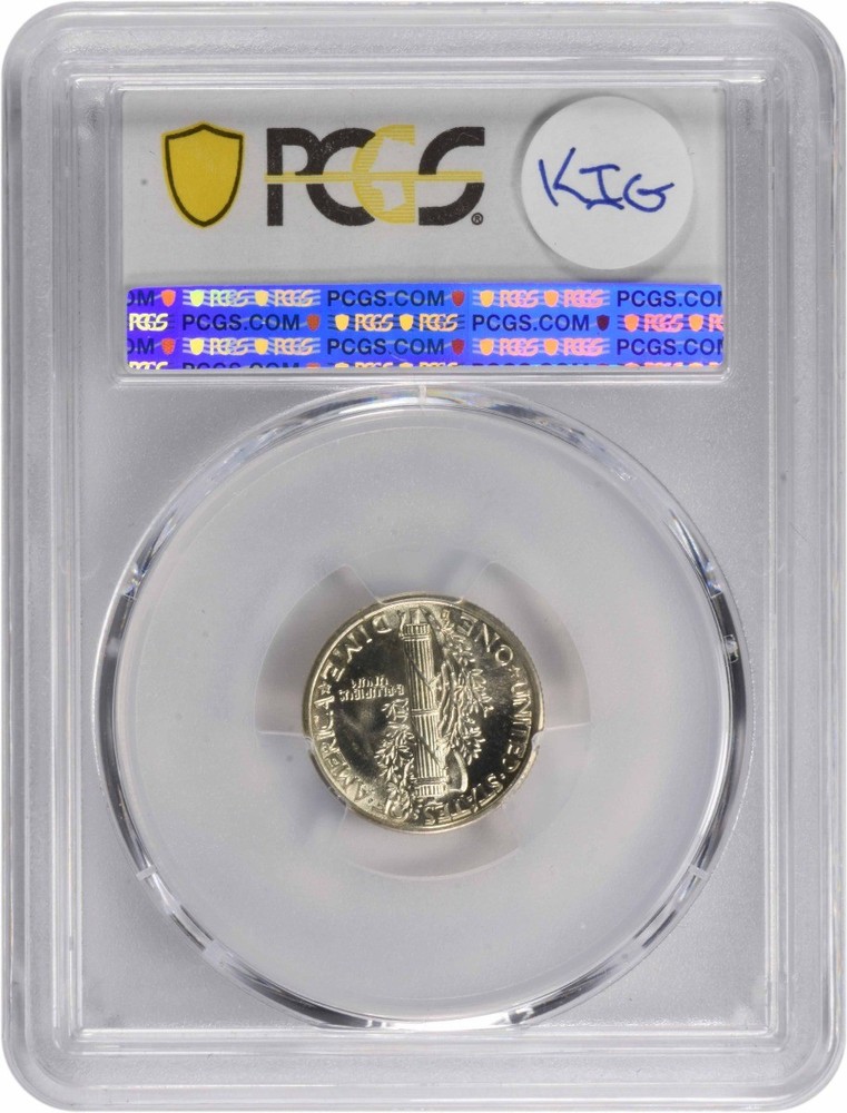 1942-D Mercury Silver Dime MS66FB PCGS