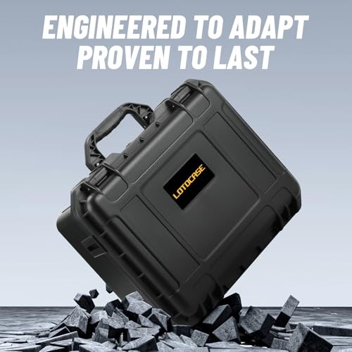 Case for Cordless Drill/Impact Driver Set - Waterproof Hard Tool Box for