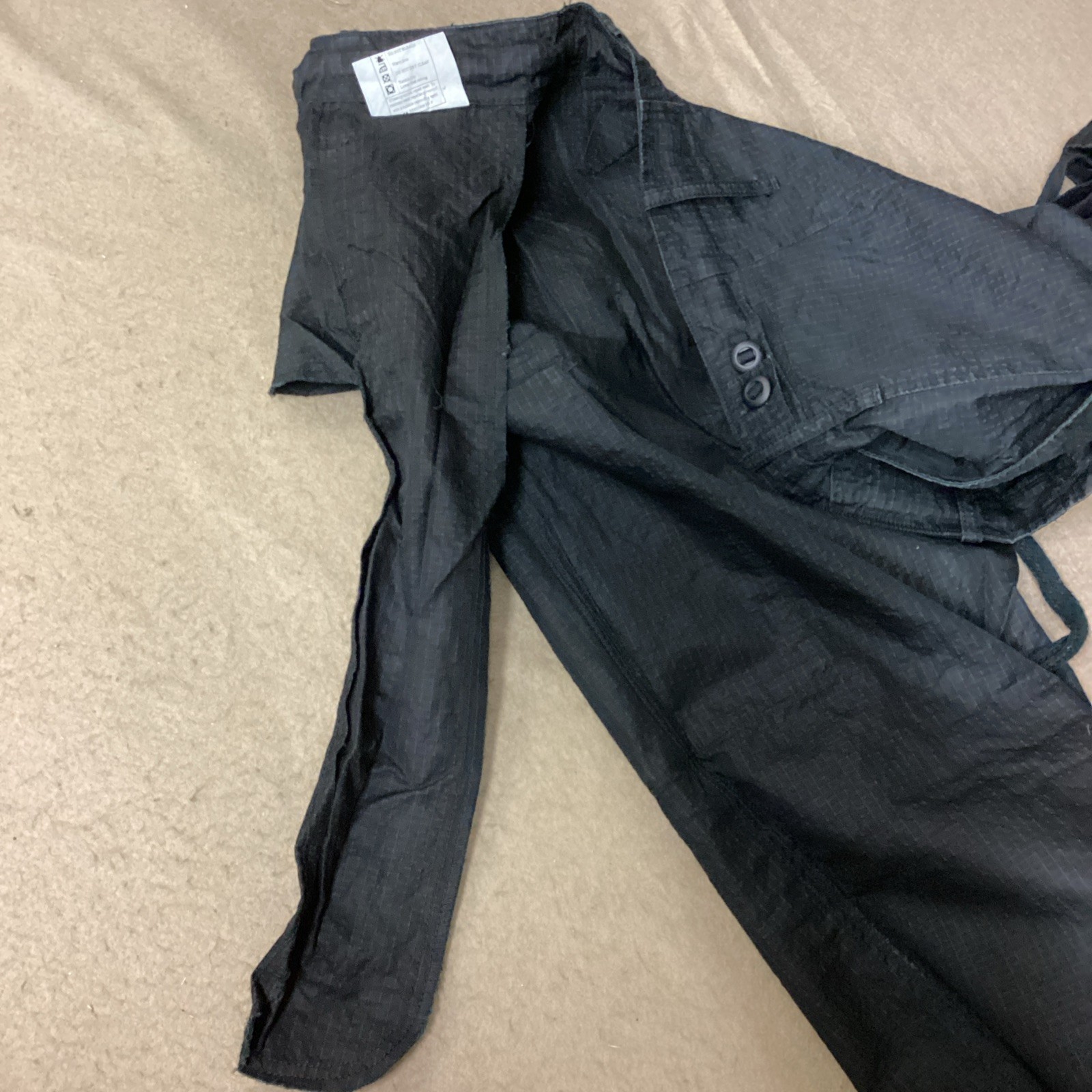 30” 85/80/96 British Army Issue Black Ripstop Combat Trousers Police Not SAS 95