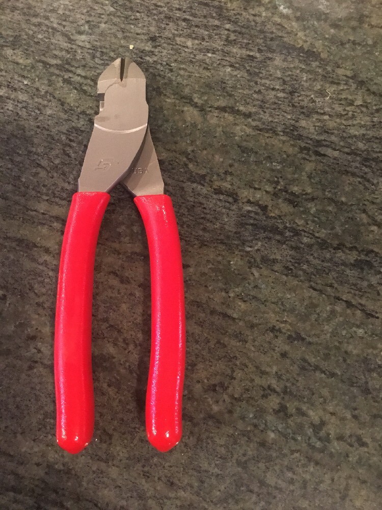 Snap On 87acf vector edge diagonal cutter red