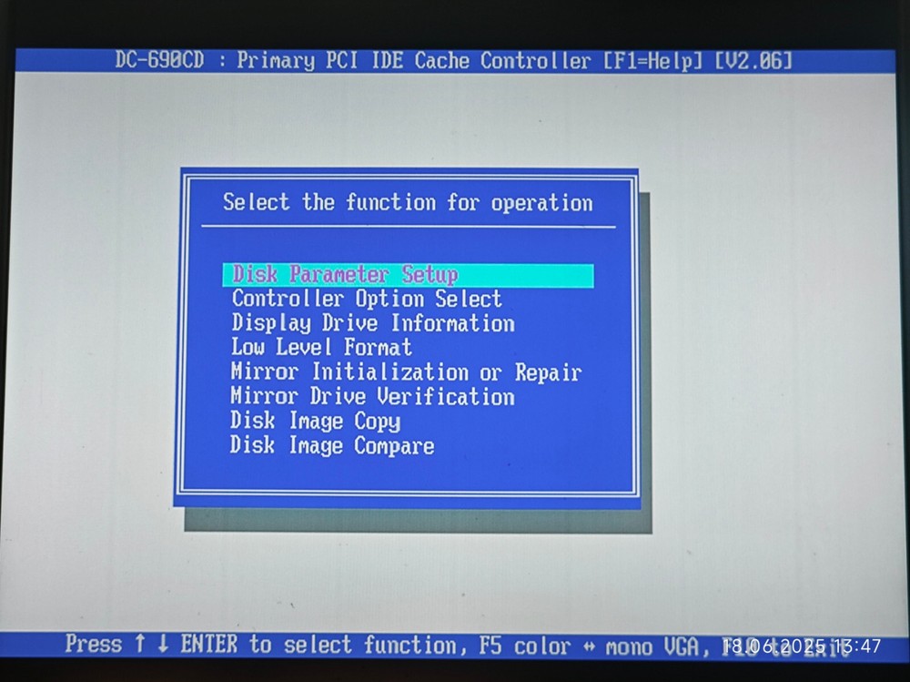 PCI IDE Caching Controller TEKRAM DC-690CD with Harris 80C286 20 MHz CPU + RAM